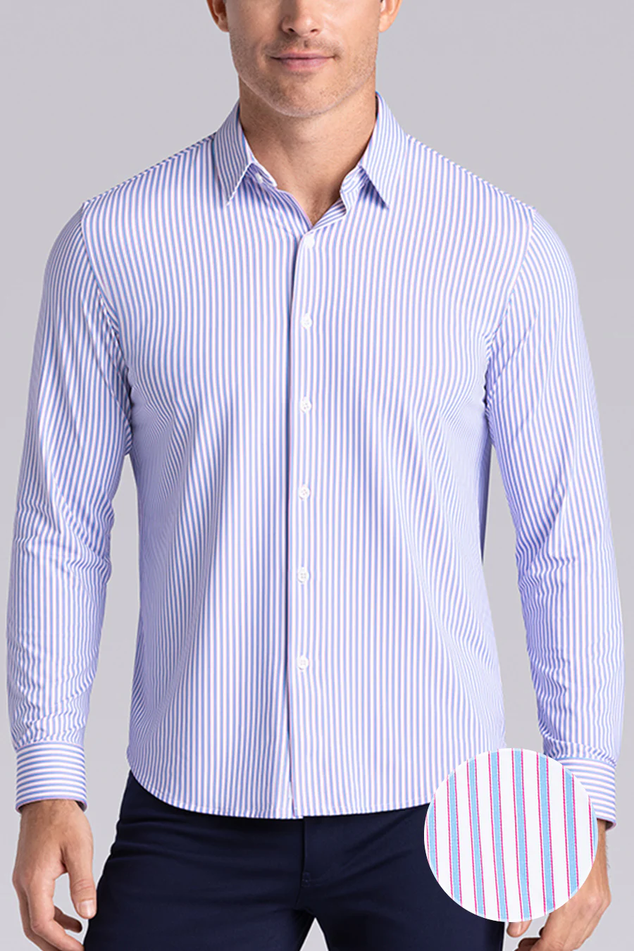 Crowd Pleaser in White Blue