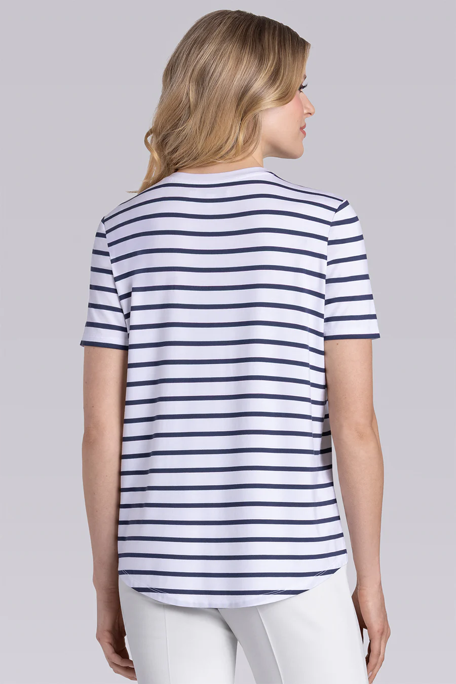 Sonata In White Navy - Image 4