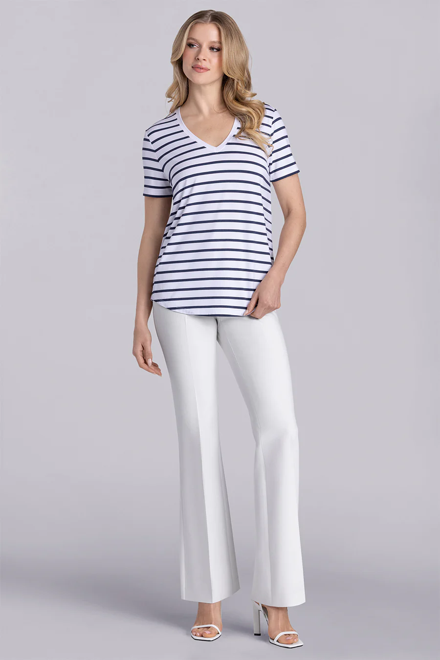 Sonata In White Navy - Image 6