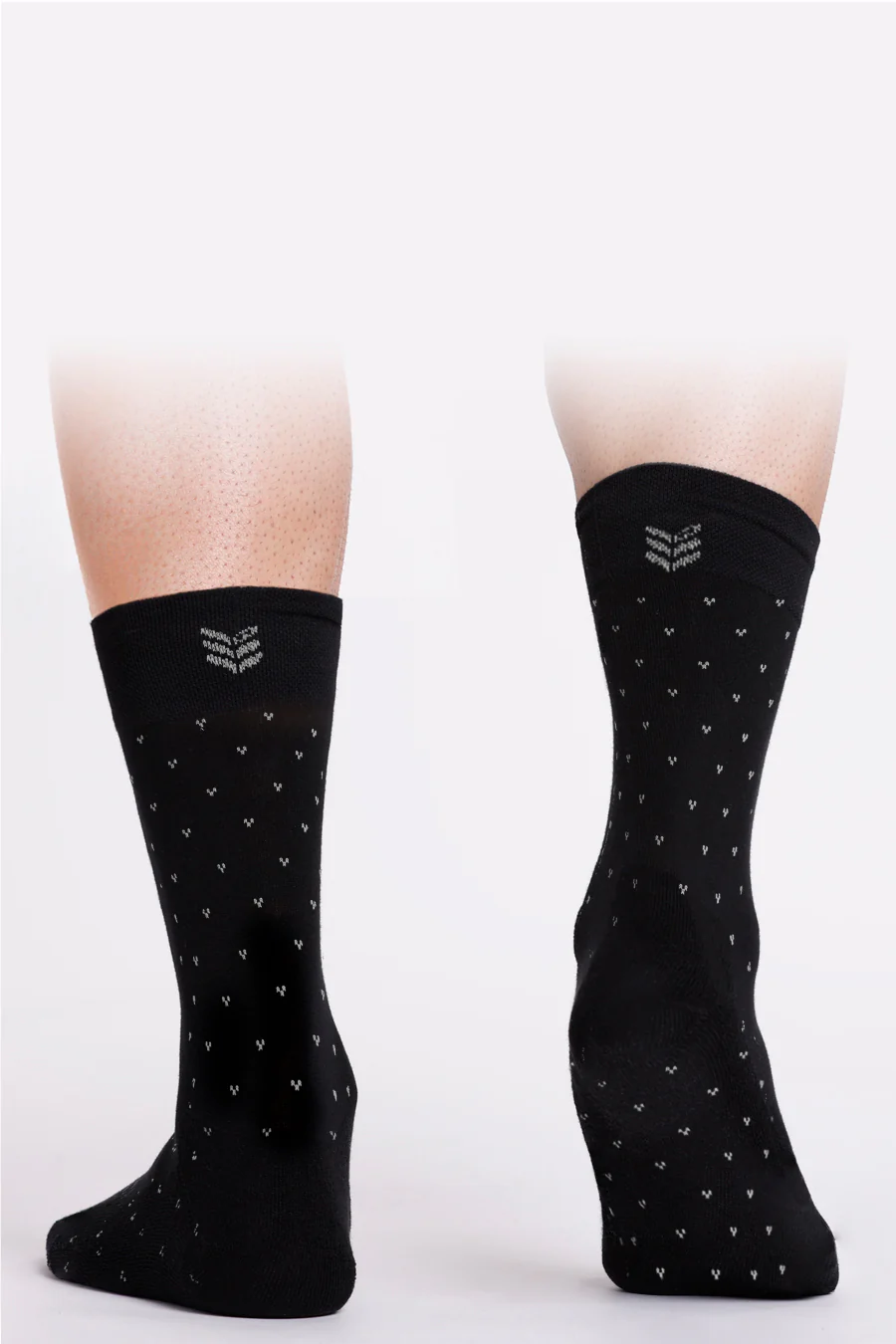 Step In Style Socks In Black Charcoal - Image 3