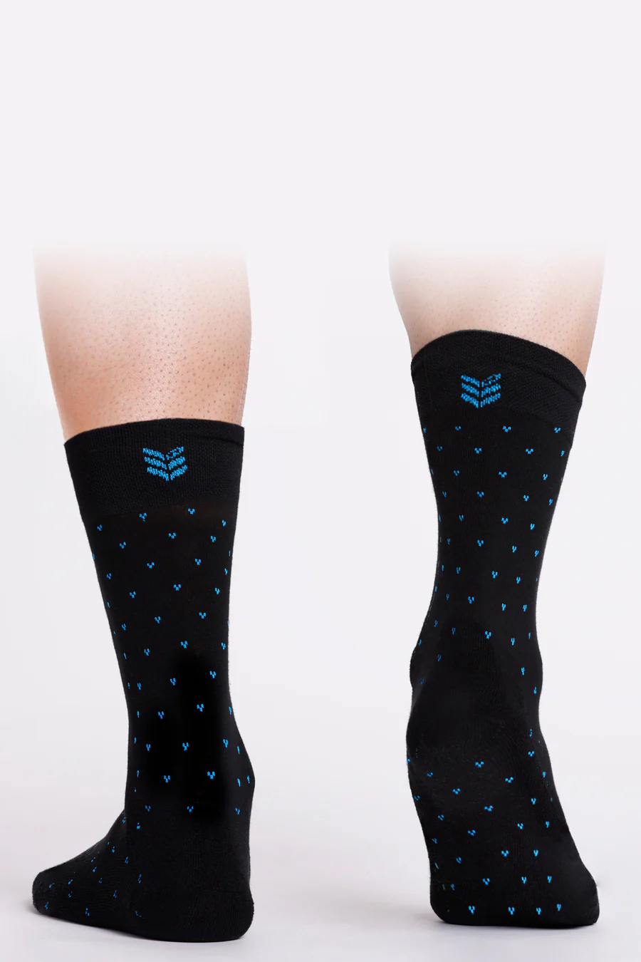 Step In Style Socks In Black Cyan - Image 3